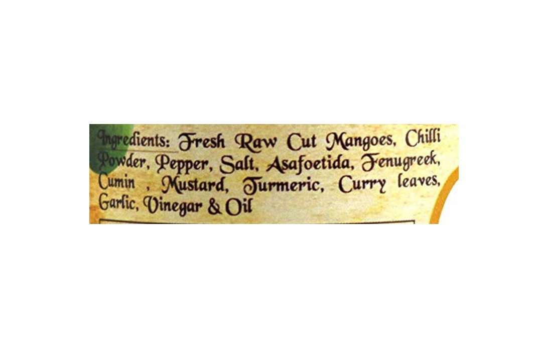 Authentic Granny's Recipes Classic Mango Pickles    Jar  250 grams
